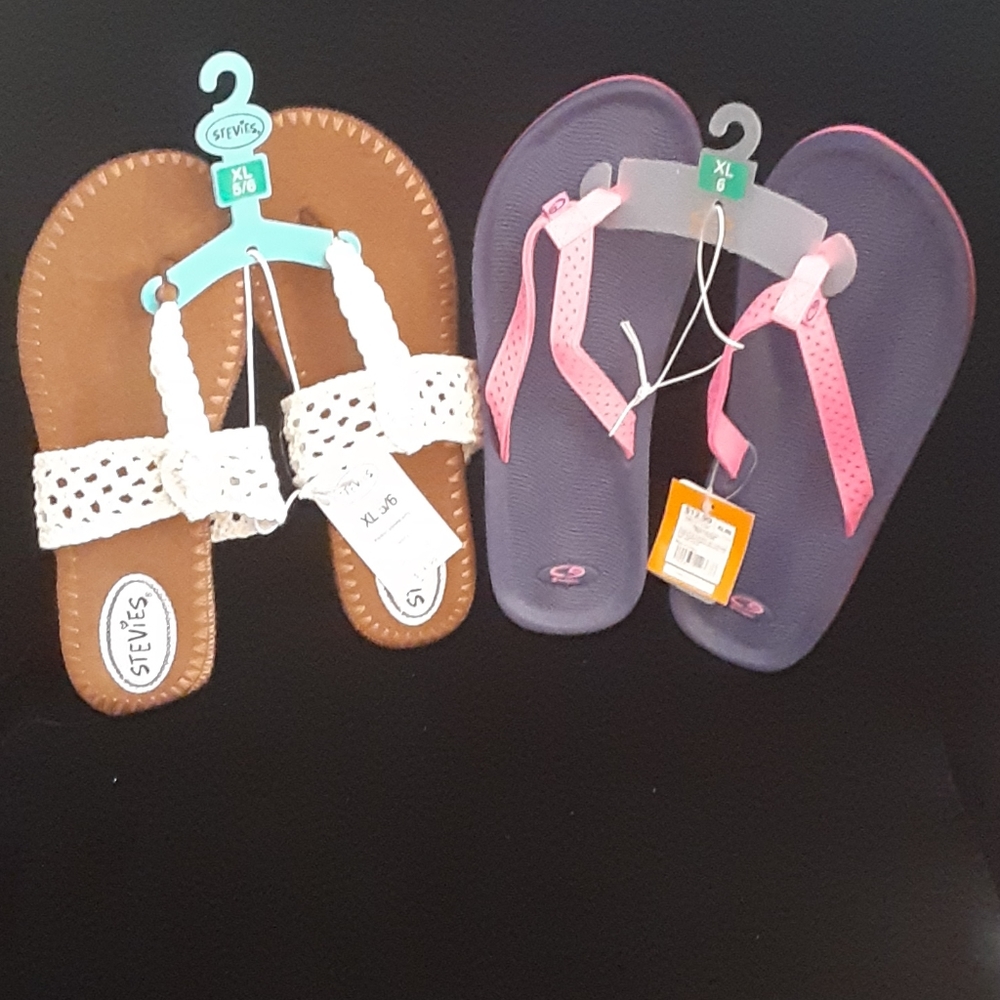 Women's Flip Flop / Sandal COMBO Woven Knit  BNWT